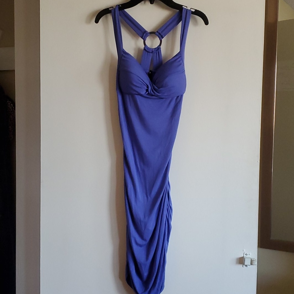 BEBE Purple Body Con Dress Size S